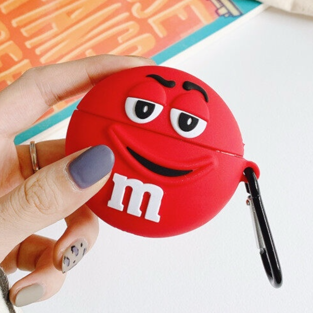 Estuche – M&M Rojo para AirPods 1 y 2