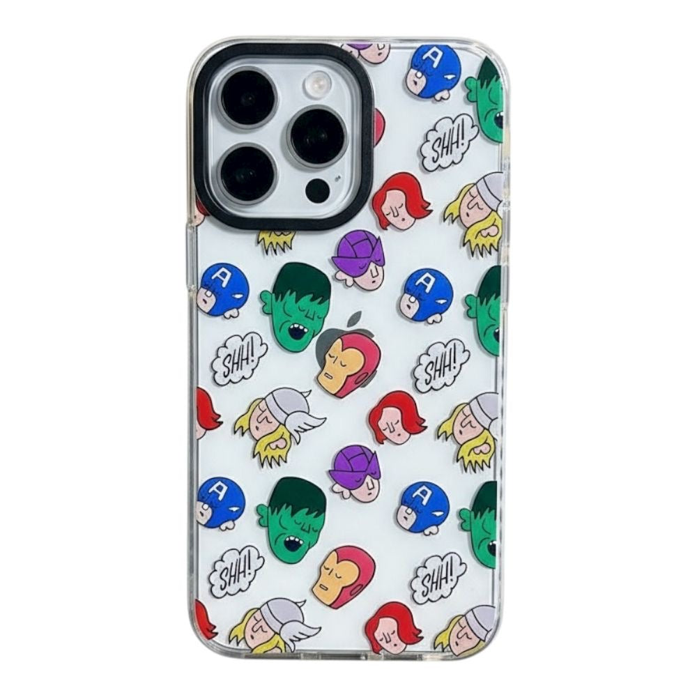 Estuche - Avengers Mini Caricaturas para iPhone 16