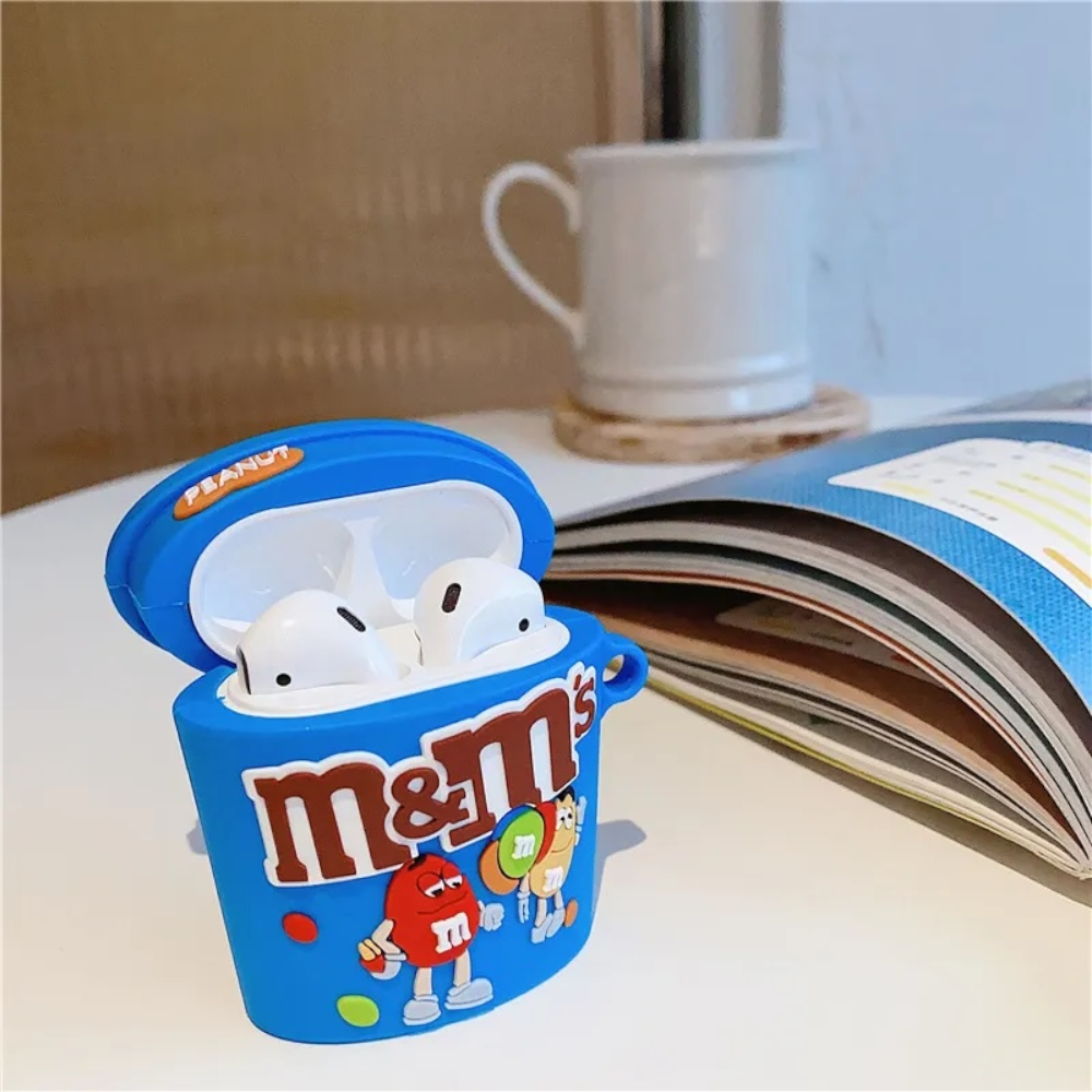 Estuche – M&M’s celeste  para AirPods 1 y 2