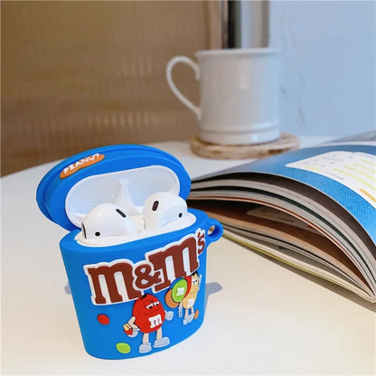 Estuche – M&M’s celeste  para AirPods 1 y 2