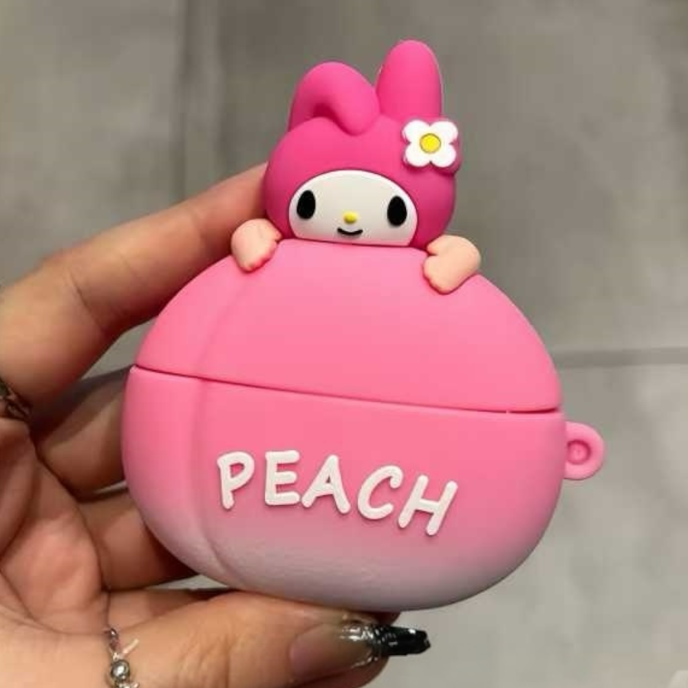 Estuche – Melocotón con My Melody para AirPods Pro 1 y 2