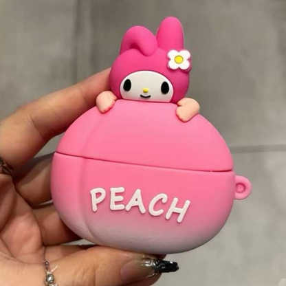 Estuche – Melocotón con My Melody para AirPods Pro 1 y 2