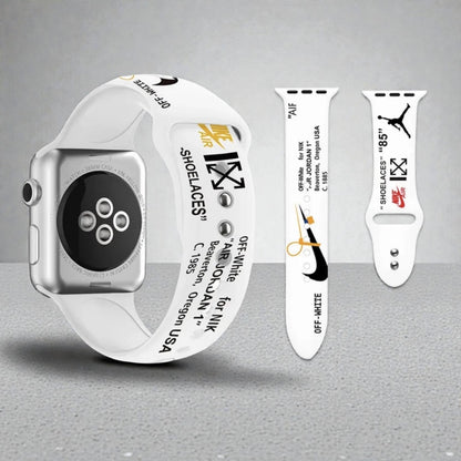 Pulsera - Nike off white deportiva blanco para Apple Watch