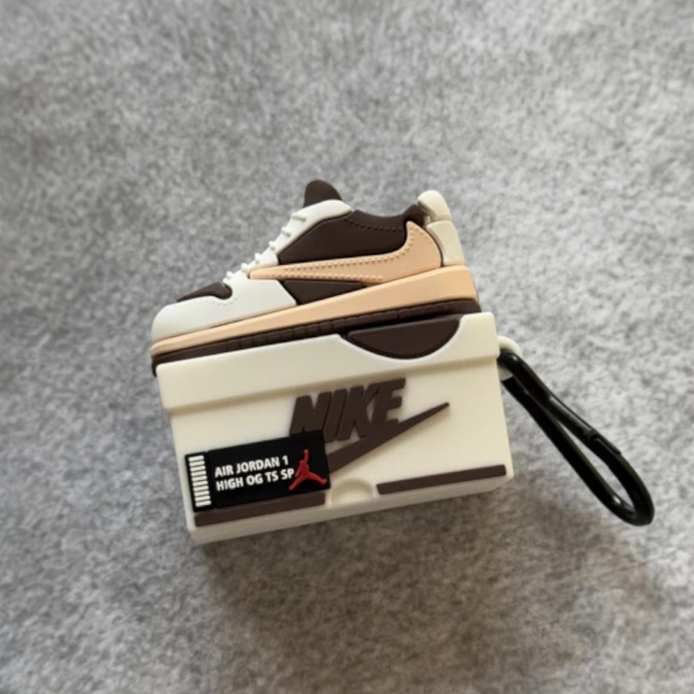 Estuche – Tenis Jordan Café para AirPods Pro 1 y 2