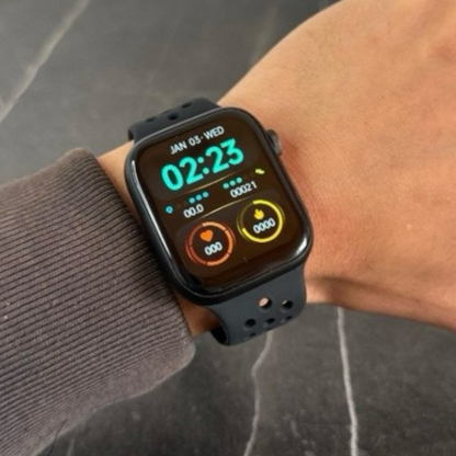 Pulsera - Deportiva Nike negra con agujeros negros para Apple Watch
