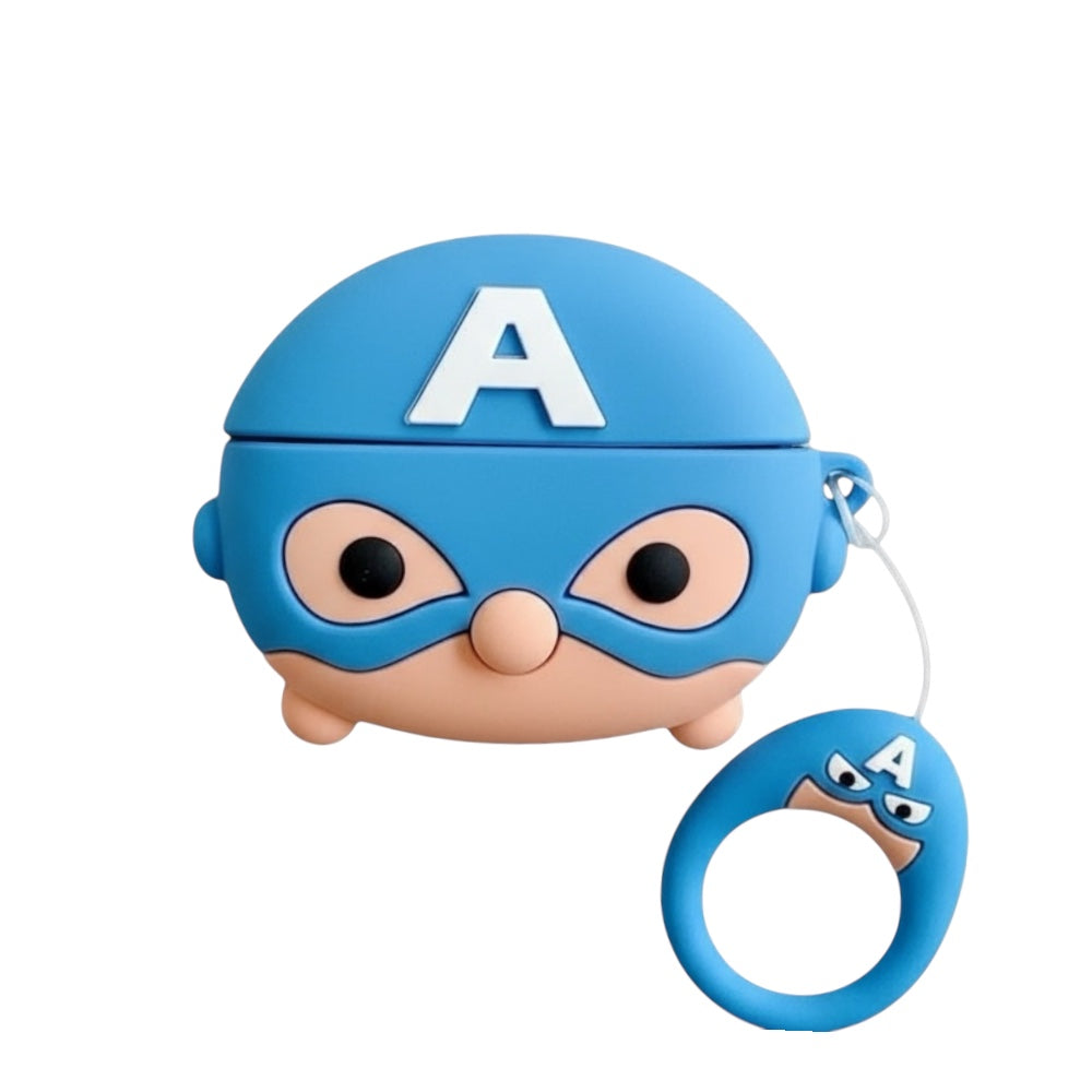 Estuche – Capitán America para AirPods Pro 1 y 2
