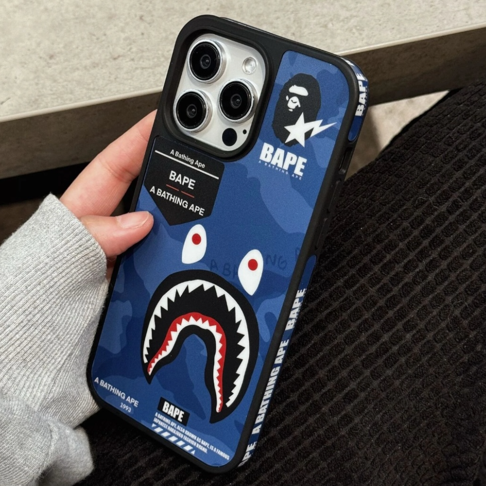 Estuche - Bape azul para iPhone 13 normal