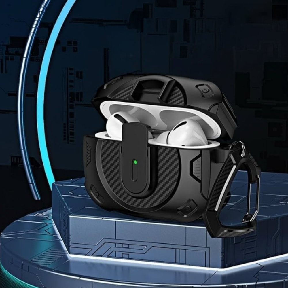 Estuche – Shockproof Protective negro para AirPods Pro 1 y 2