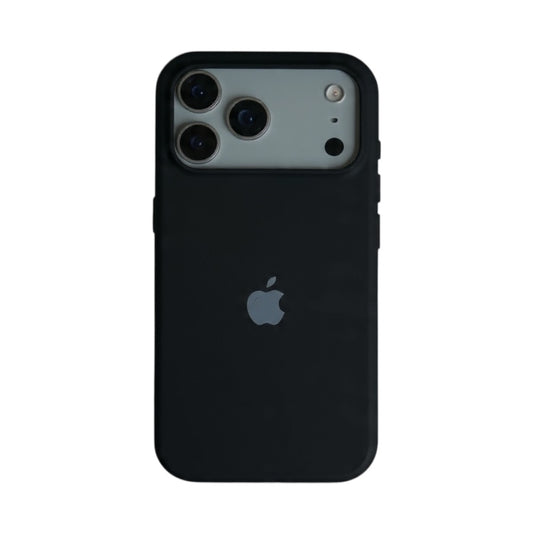 Estuche – Silicona Suave Negro para iPhone 17 normal