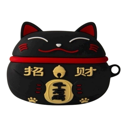 Estuche – Gato de la suerte (Maneki-neko) para AirPods Pro 1 y 2