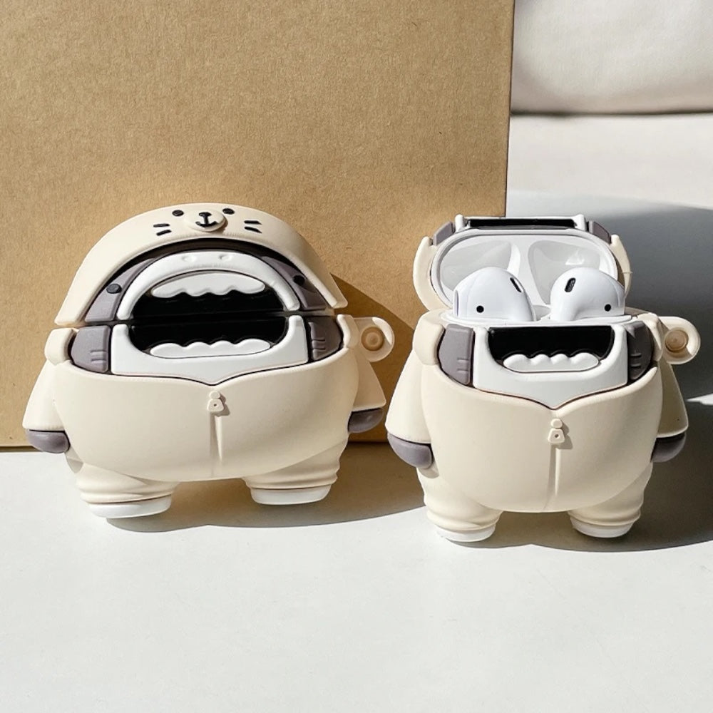 Estuche – Tiburón Disfrazado de Foca para AirPods Pro 1 y 2