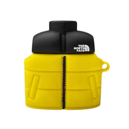 Estuche – Chaleco The North Face Amarillo para AirPods Pro 1 y 2