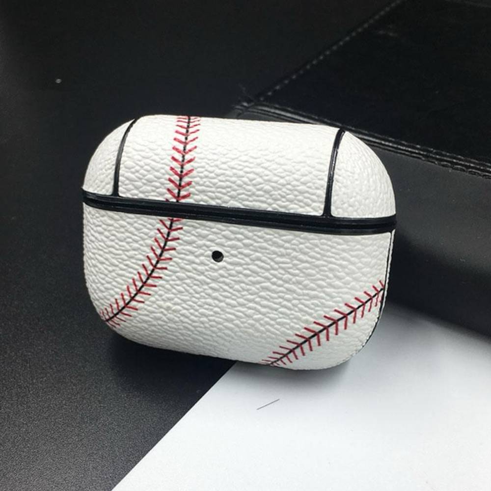 Estuche – Cuero Beisbol  duro para AirPods Pro 1 y 2