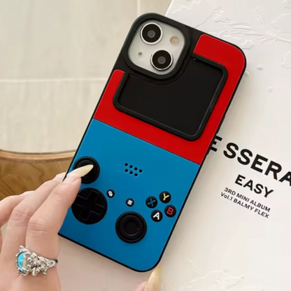 Estuche – Nintendo Video Juego retro negro para iPhone 15 plus