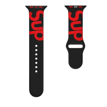 Pulsera - Supreme deportiva negro para Apple Watch