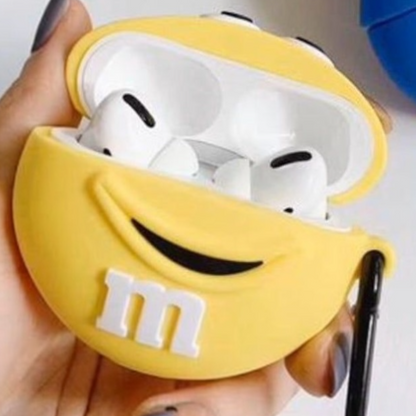 Estuche – M&M Amarillo para AirPods Pro 1 y 2