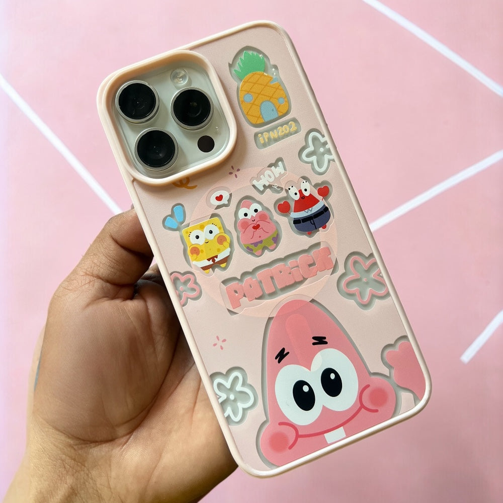 Estuche - Patricio de bob esponja para iPhone 13 normal
