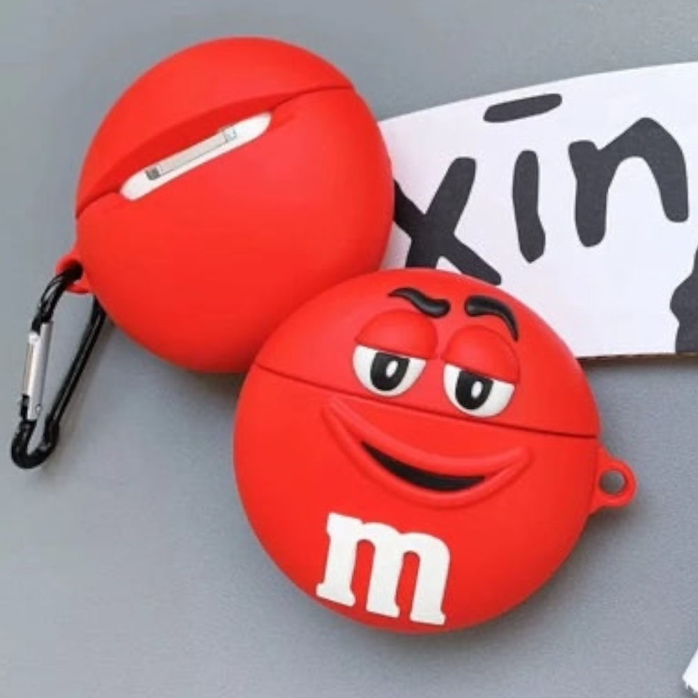 Estuche – M&M Rojo para AirPods 1 y 2