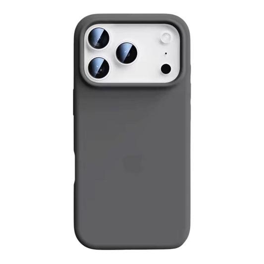 Estuche – Silicona Suave Gris Oscuro para iPhone 17 Pro