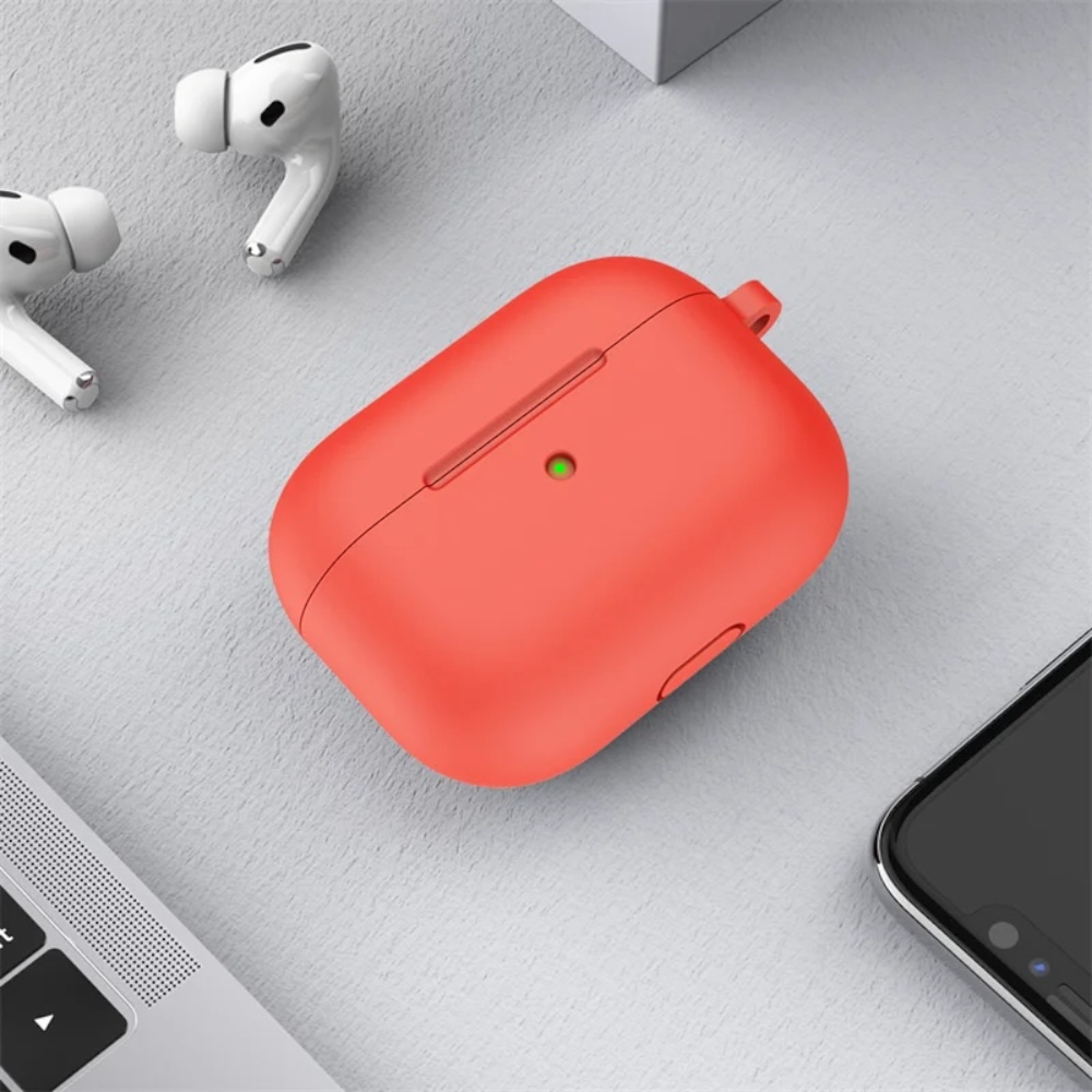 Estuche – Silicon Rojo para AirPods Pro 1 y 2