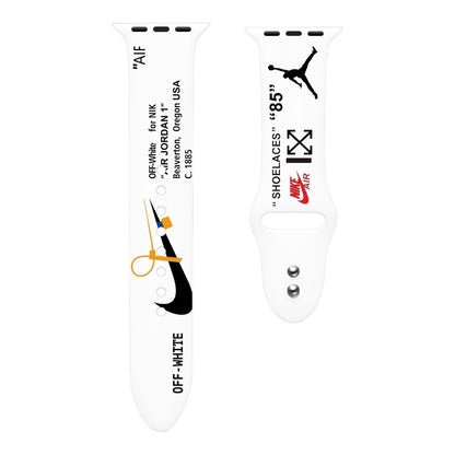Pulsera - Nike off white deportiva blanco para Apple Watch