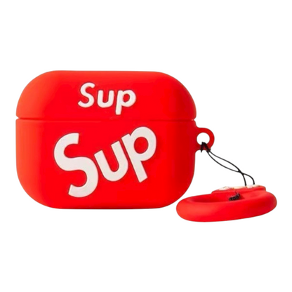 Estuche – Sup Rojo  para AirPods Pro 1 y 2