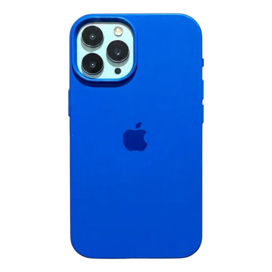Estuche – Silicona Suave Azul Rey para iPhone 14 Pro Max