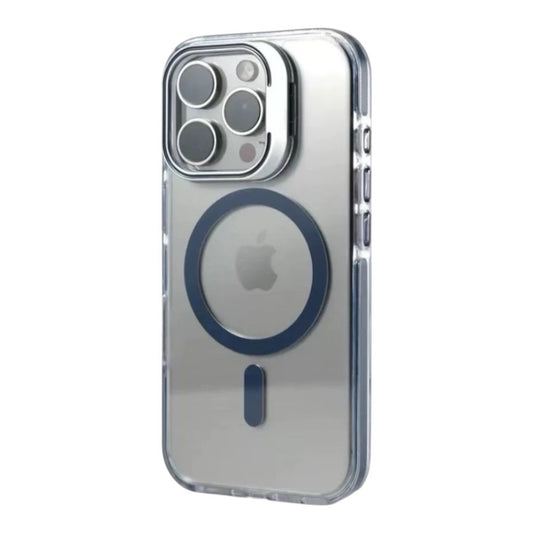 Estuche – MagSafe Transparente Azul para iPhone 16 Plus