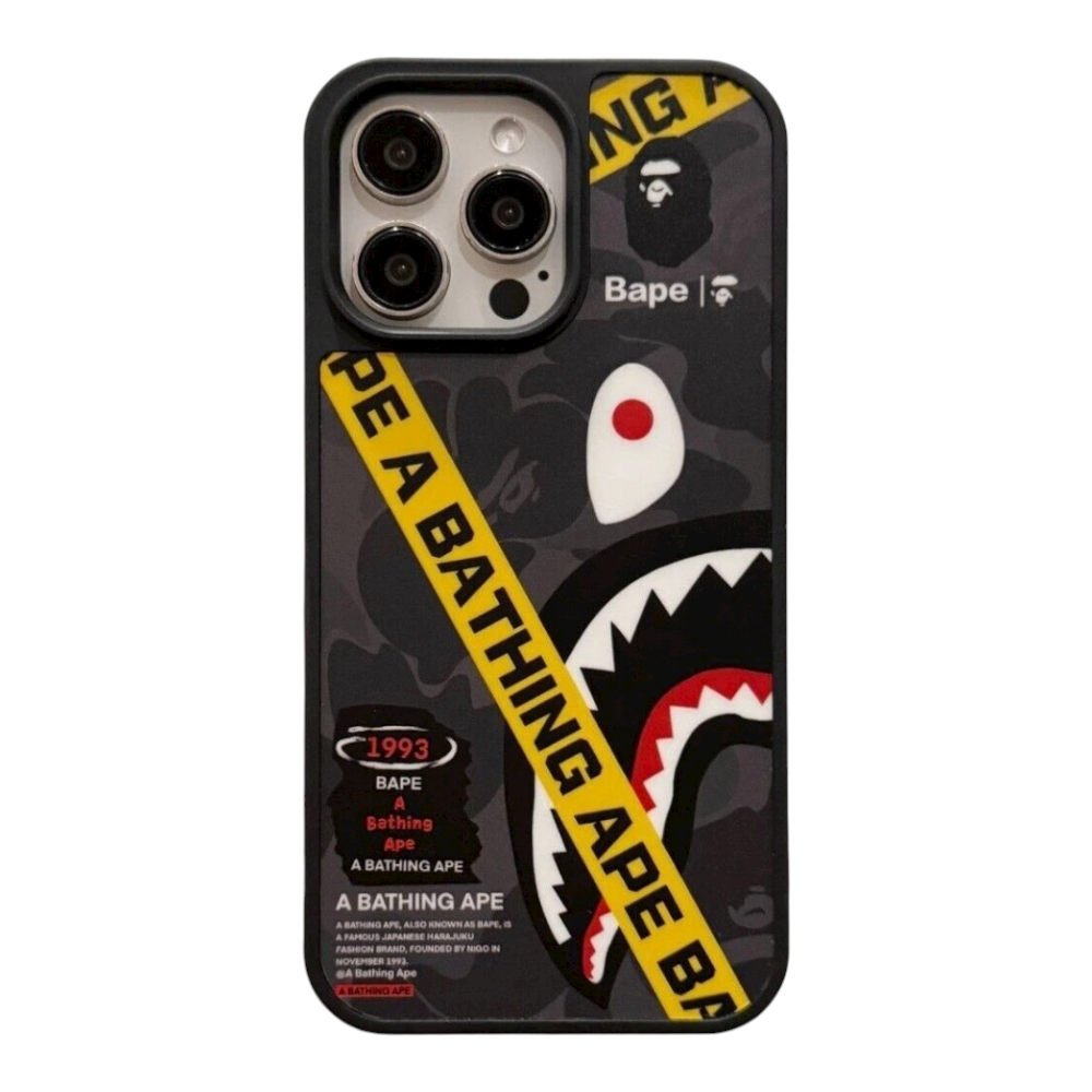 Estuche - Bape negro para iPhone 13 normal