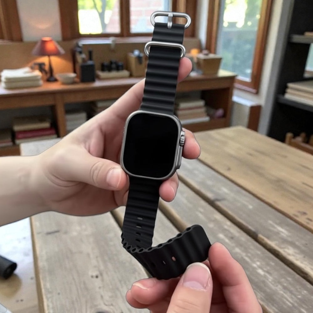 Pulsera - Ocean Band Negro para Apple Watch