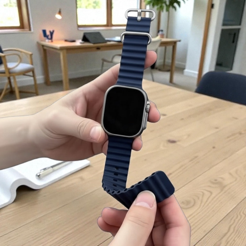 Pulsera - Ocean Band azul marino para Apple Watch