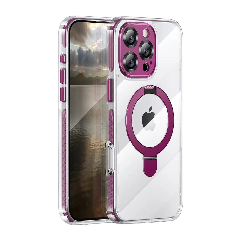 Estuche - Luxury Magnético Púrpura para iPhone 15 Pro Max