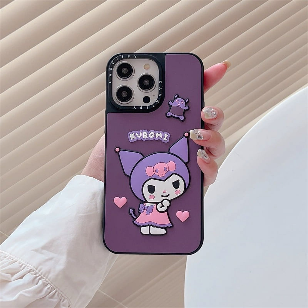Estuche - Kuromi Cute para iPhone 14 plus