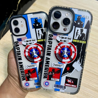 Estuche - Capitán America para iPhone 16 normal