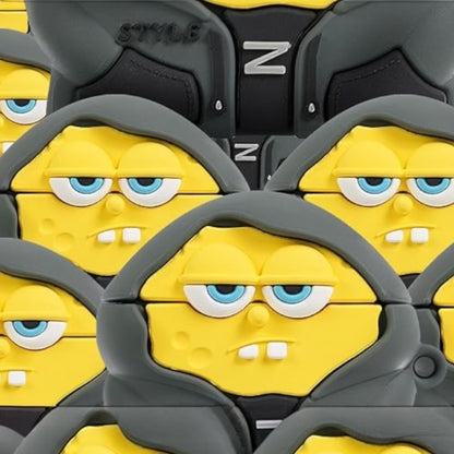 Estuche – Bob Esponja con Sudadera Negra para AirPods Pro 1 y 2