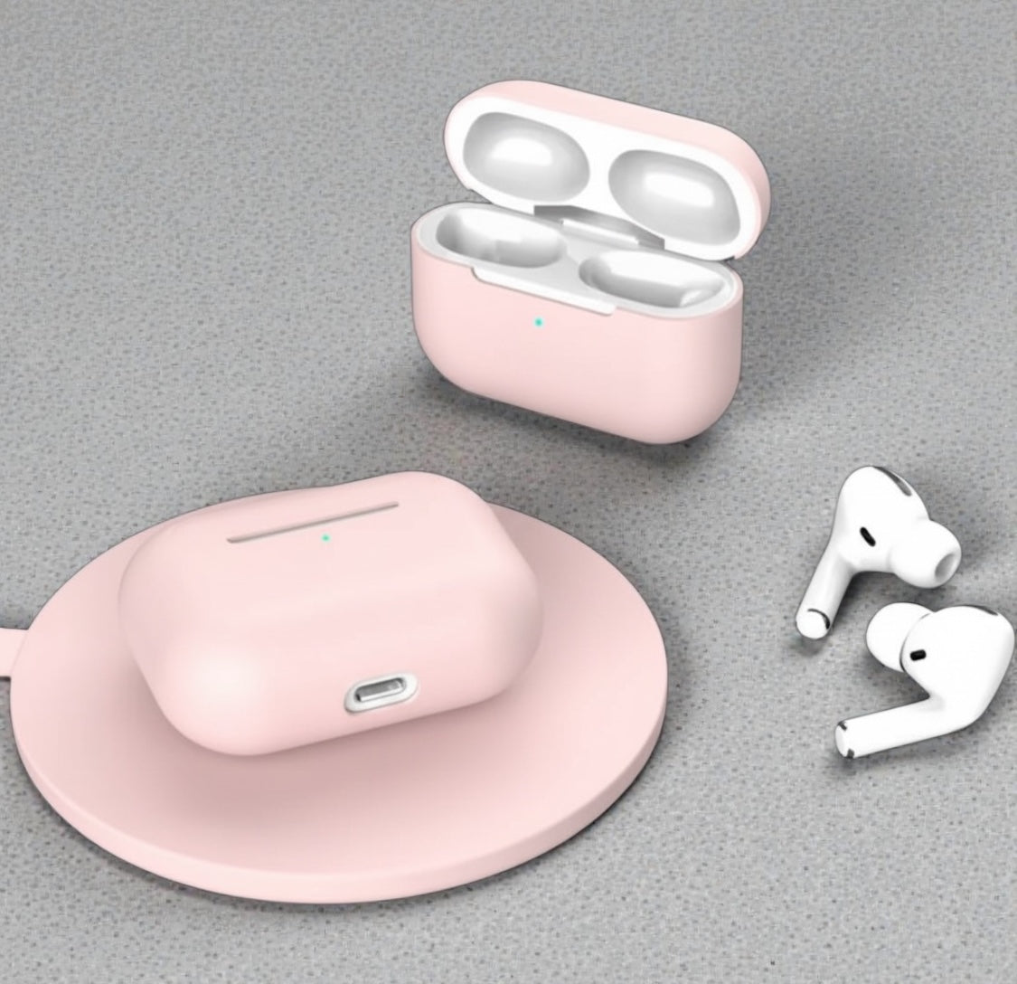 Estuche – Silicon Rosado para AirPods 4