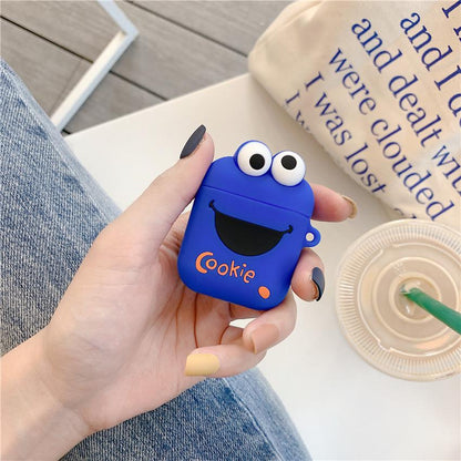 Estuche – Elmo azul con cartera para AirPods 1 y 2