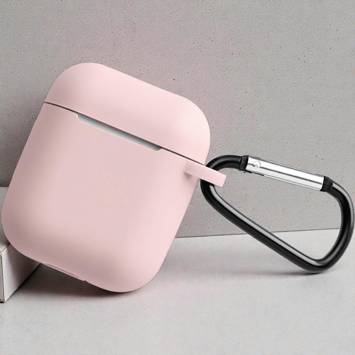 Estuche – Silicon rosado para AirPods 1 y 2