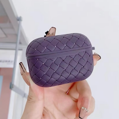 Estuche – Tejido morado para AirPods Pro 1 y 2