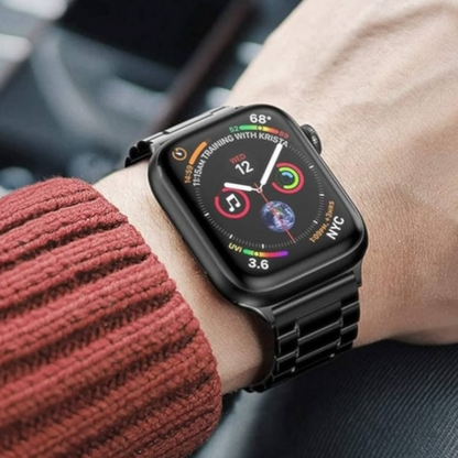 Pulsera - Eslabón metal negra para Apple Watch
