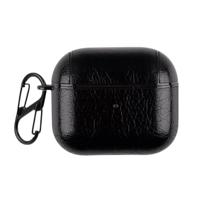Estuche – Cuero negro  duro para AirPods Pro 1 y 2