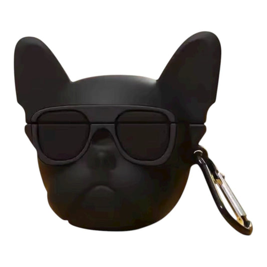 Estuche – Bulldog con Lentes para AirPods 1 y 2