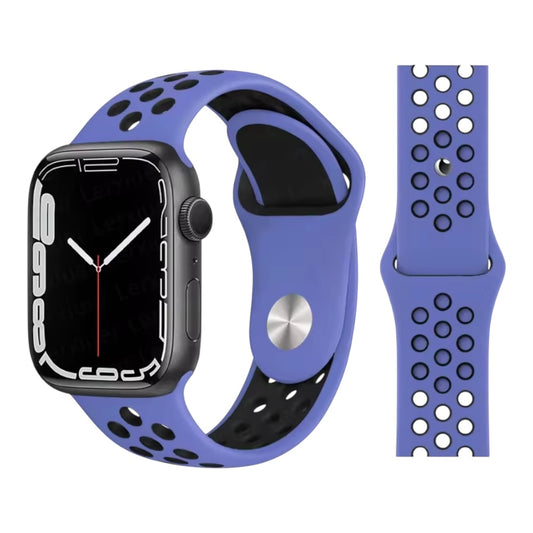 Pulsera - Deportiva Nike morado claro con agujeros negros para Apple Watch