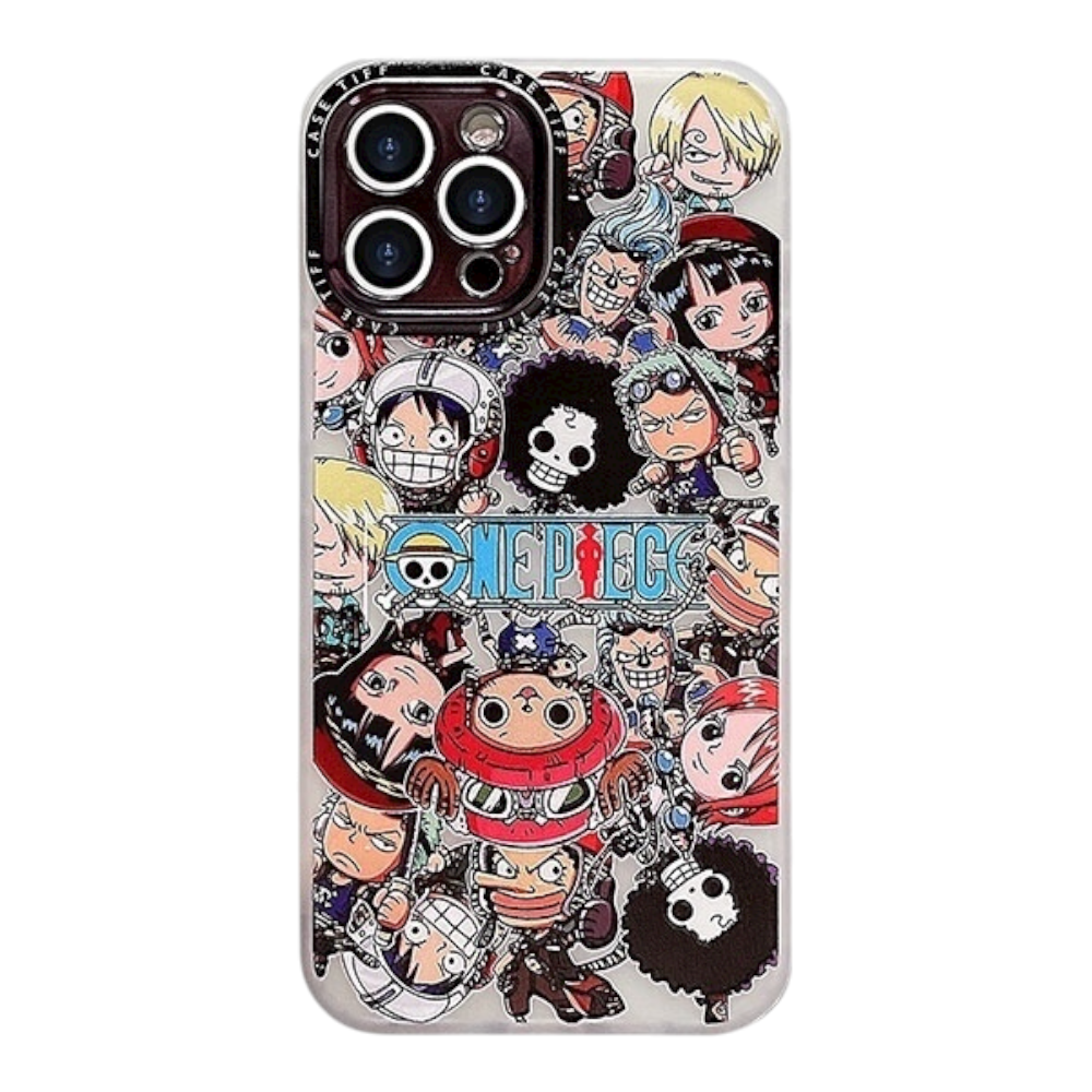 Estuche - One Piece Anime Luffy Crew para iPhone 11 Pro Max