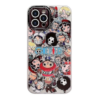 Estuche - One Piece Anime Luffy Crew para iPhone 11 Pro Max