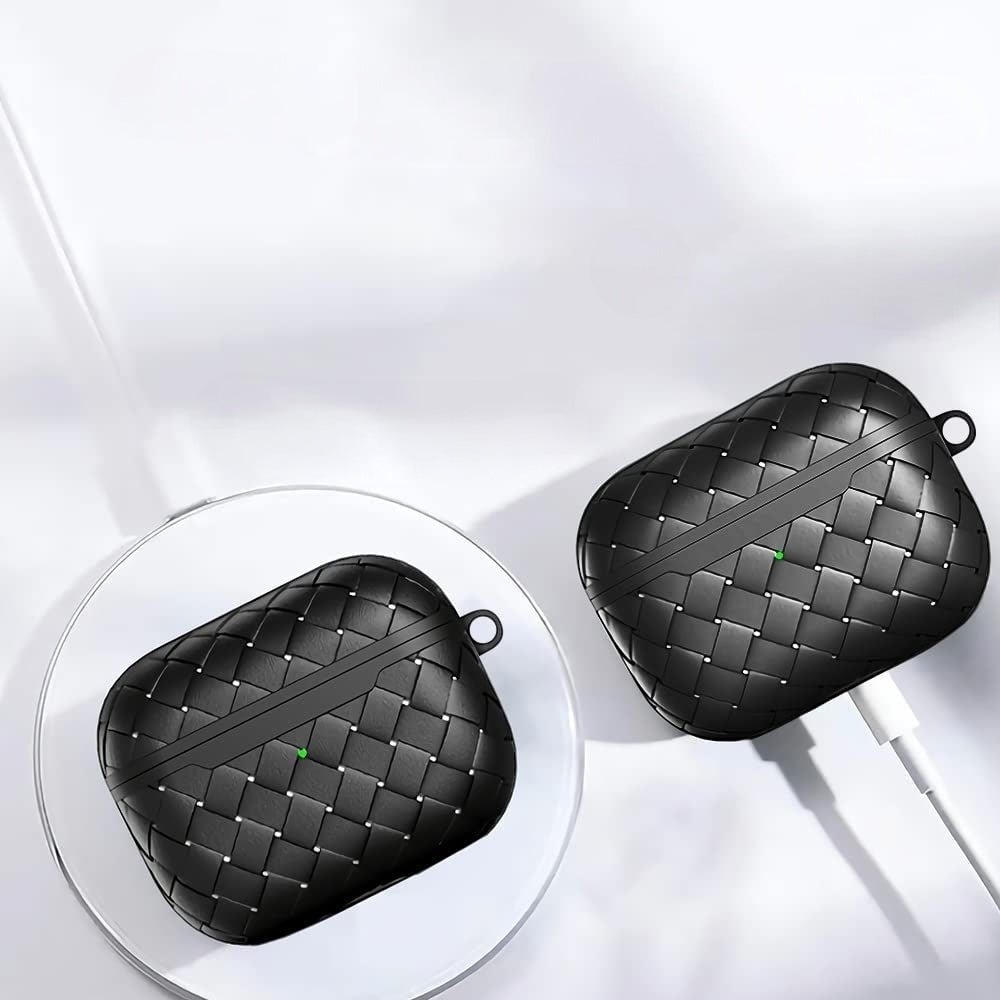 Estuche – Tejido negro  para AirPods Pro 1 y 2