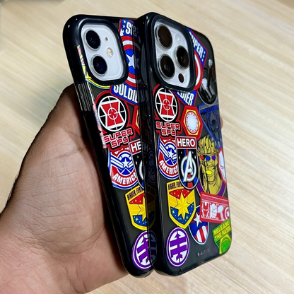 Estuche - Marvel Stickers Edition para iPhone 15 plus