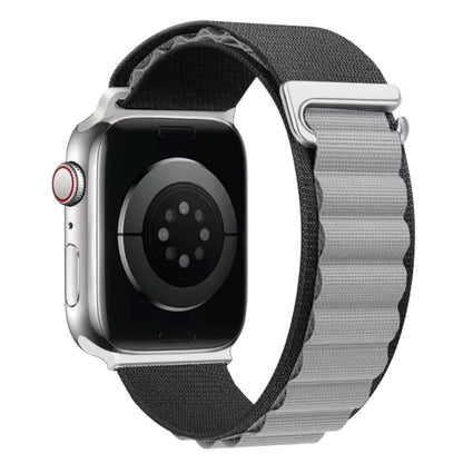 Pulsera - Alpine Loop Negro con gris para Apple Watch