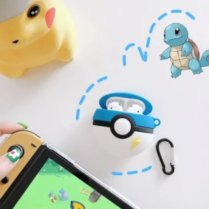 Estuche – Pokebola azul pokemon para AirPods 1 y 2