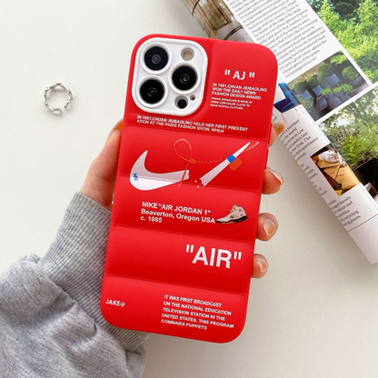 Estuche - Nike puffer rojo para iPhone 14 plus